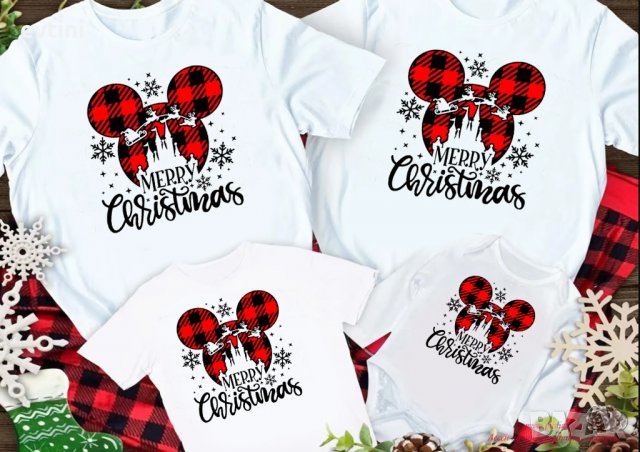 Комплекти Коледни тениски за цялото семейство ❄️☃️🎅 22.99лв./брой, снимка 7 - Коледни подаръци - 38857684