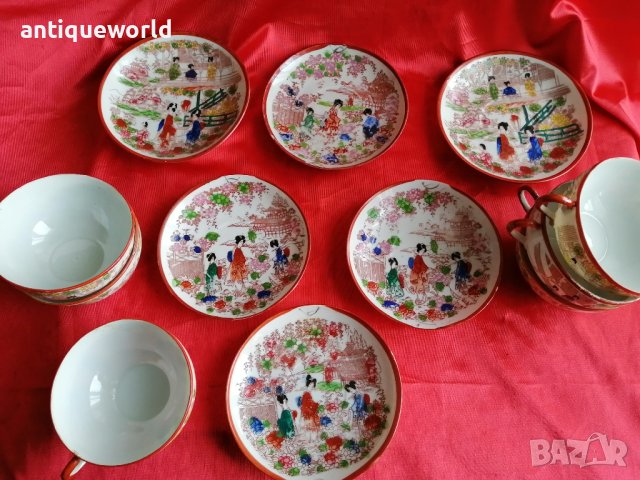 Стар Сервиз Фин KИТАЙСКИ Костен Порцелан МЕЙДЖИ, снимка 6 - Антикварни и старинни предмети - 40504029