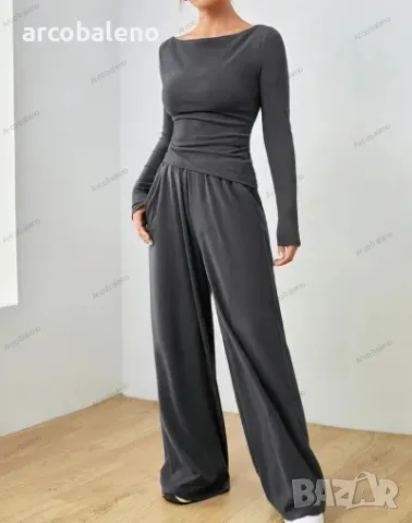 Модерен дамски комплект от две части, 4цвята , снимка 17 - Комплекти - 48441570