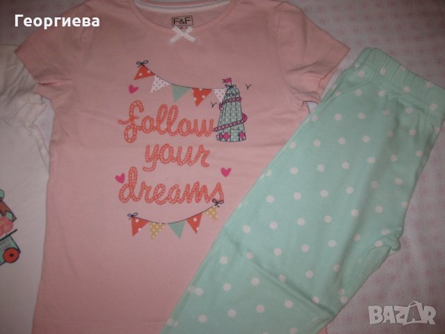 Сладки пижамки за 4-5 г. госпожица + подарък!, снимка 2 - Детски пижами - 26993067