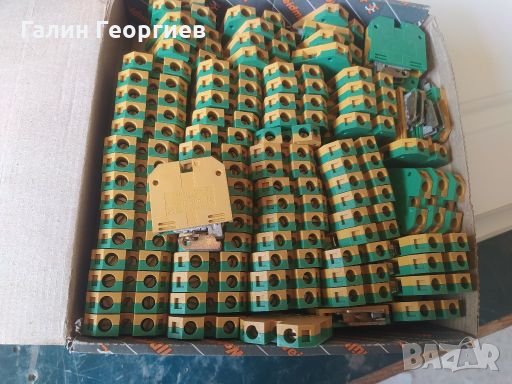 Weidmuller EK10  Редова заземителна клема,10mm2, жълто-зелена, 