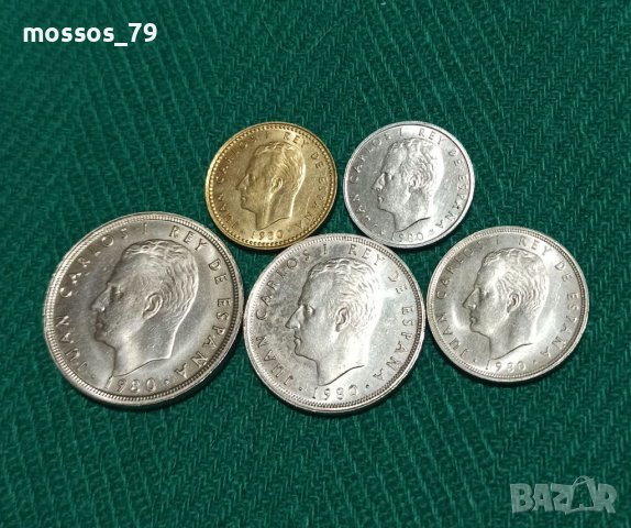 Колекция Песети 1982 година Испания, снимка 2 - Нумизматика и бонистика - 38832708