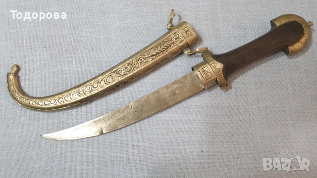 Старинен ритуален нож ,кумая,кама,кинжал, снимка 2 - Антикварни и старинни предмети - 53053274