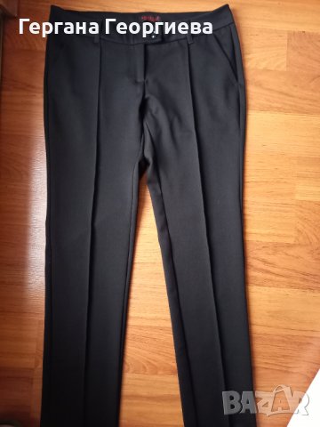 Дамски нов черен панталон Вoneli, снимка 4 - Панталони - 34327300