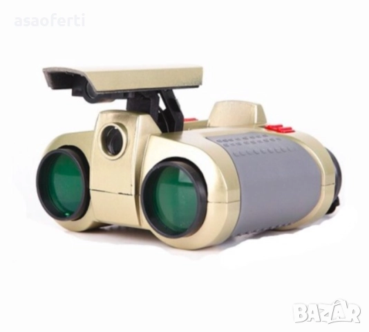 🔭 Детски Бинокъл/Телескоп 4x с Нощно Виждане (Подсветка) – За Изследователи, снимка 3 - Образователни игри - 52559164