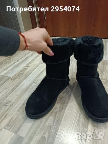 Ботуши от естествен велур 41номер -39лв, снимка 1