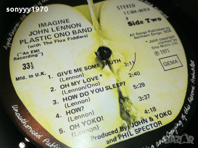 поръчана-john lennon imagine-mfd in uk внос германия 2303212020, снимка 16 - Грамофонни плочи - 32278011