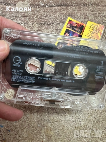 Аудио касетка NIRVANA Unplugged in New York оригинална, снимка 4 - Аудио касети - 52206886