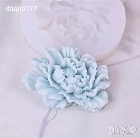 Силиконова роза пион молд, снимка 6 - Други - 50346225