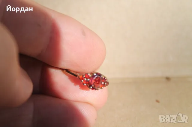 Златен английски дамски пръстен ''JSM'', снимка 7 - Пръстени - 47813026