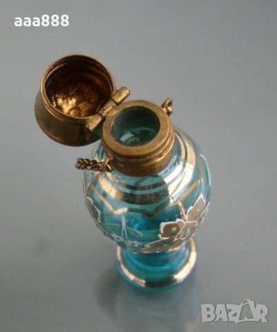 Парфюмно шишенце за окачване/шателан 19-ти век, снимка 3 - Антикварни и старинни предмети - 27480835