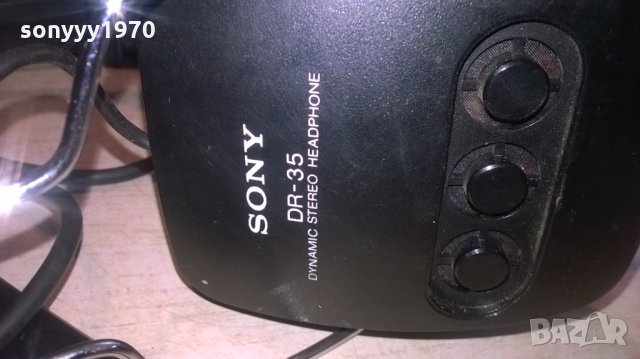 sony dr-35 stereo headphones-внос франция, снимка 3 - Слушалки и портативни колонки - 26692733