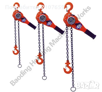 ВЕРИЖНА ТАЛИЯ С ТРЕСЧОТКА ТИП HSHZ 6 Т; 1,5 М