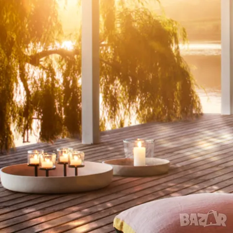 Декоративна Купа, Поднос Blomus Moon, Ø50см, 5кг, Изкуствен Камък POLYSTONE, Сива!, снимка 4 - Декорация за дома - 48589535