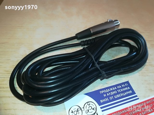 profesional low-noise cable-кабел за микрофон, снимка 2 - Микрофони - 28366961
