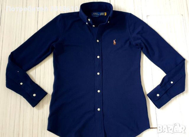 POLO Ralph Lauren Oxford Knit Pique Cotton Womens Size S НОВО ! ОРИГИНАЛ! Дамска Риза!, снимка 7 - Ризи - 52576986