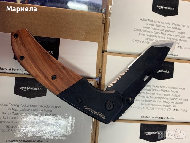 Amazon tactikal knife Джобно ножче / Сгъваемо джобно ножче / Нож с Калъф, снимка 7 - Ножове - 43773293