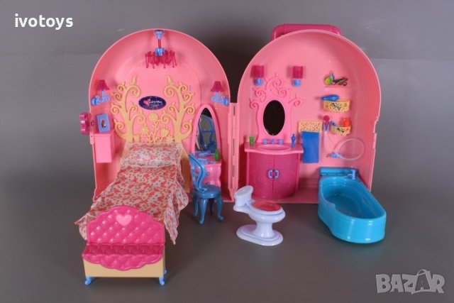 Детска къща за кукли - куфар