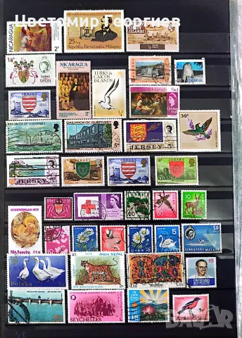 Пощенски марки 120 бр.  К.1