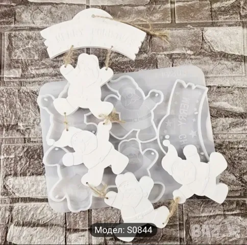 Молд за пано с дядо Коледа, снимка 6 - Форми - 48034237