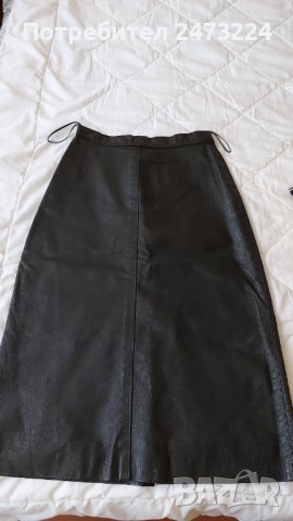 Дамска офис пола и една кожена пола, снимка 5 - Поли - 37863387