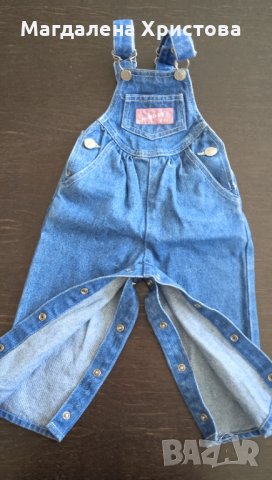 Бебешки дънков гащеризон, снимка 7 - Бебешки гащеризони - 37458851