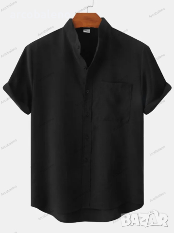 Ежедневна мъжка риза с къс ръкав, 6цвята , снимка 12 - Ризи - 44901083