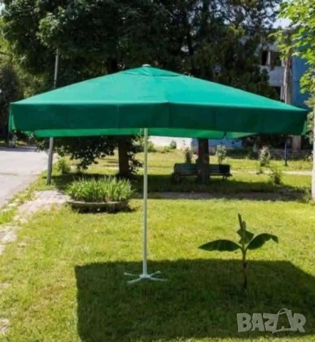 Квадратен градински чадър 