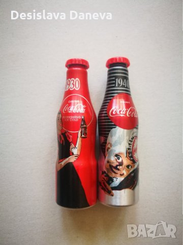 За колекционери на Кока кола / Coca cola! Юбилейна метална мини бутилка 100 години Кока кола бутилка