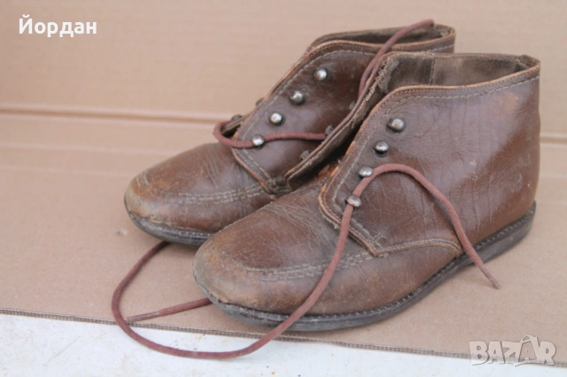 Детски обувки 1930-1940 та година, снимка 4 - Колекции - 53444988