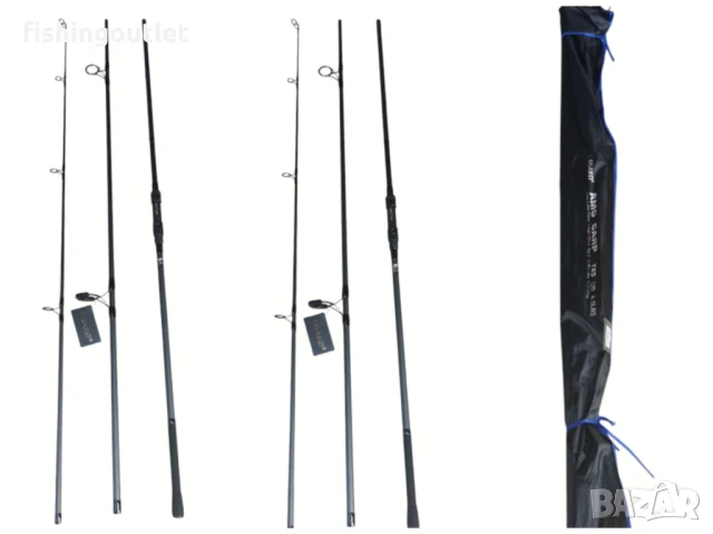 Три шарански въдици Osako AMG Carp TX5 , 3.60m / 3 секции / 4 Lbs