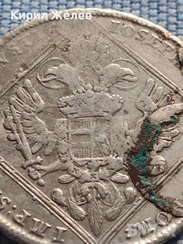 Сребърна монета 20 кройцера 1770г. Йозеф втори Нюрнберг Свещена Римска Империя 13759, снимка 8 - Нумизматика и бонистика - 42983568