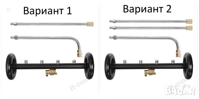 Струйник за миене на шасито на автомобили и площадки 2в1 за всички водоструйки, снимка 11 - Други инструменти - 43483551
