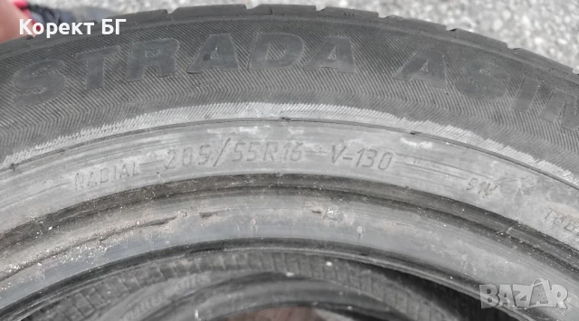Гуми 205 55 16 Виати Viatti 2 броя. Нов внос. Не са нови!, снимка 10 - Гуми и джанти - 50762884