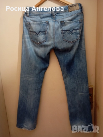 Винтидж автентични оригинални дънки Diesel Larkee размер W31 L30, снимка 9 - Дънки - 51720177