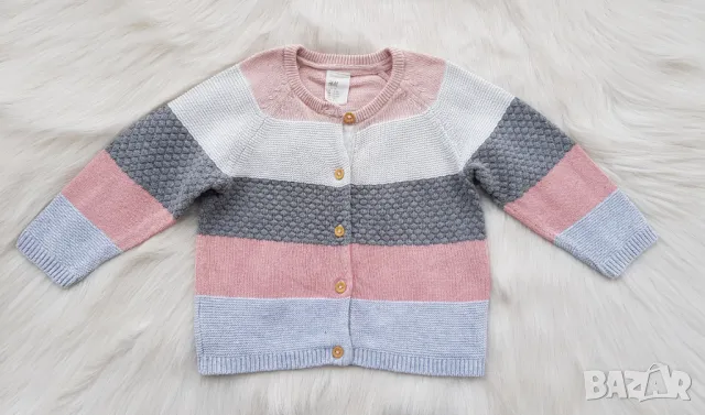 Бебешка жилетка H&M 6-9 месеца , снимка 8 - Жилетки и елечета за бебе - 49506491