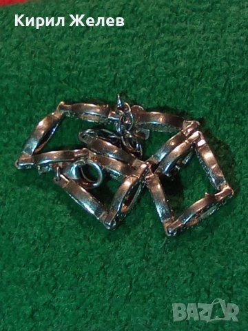 СКЪПОЦЕННА ДИЗАЙНЕРСКА АРТ ГРИВНА РОДИРАНО СРЕБРО 925 с ИНКРУСТИРАНИ НЕЖНИ КАМЪЧЕТА ЦИРКОН 25885, снимка 17 - Гривни - 35868924