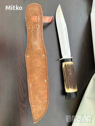 Ловен нож ВМЗ Сопот генералски, снимка 5 - Ножове - 53163686