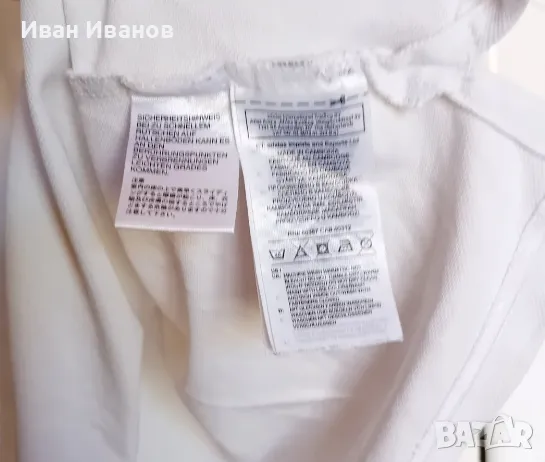 Оригинална фланелка с яка Adidas, снимка 7 - Тениски - 50399338
