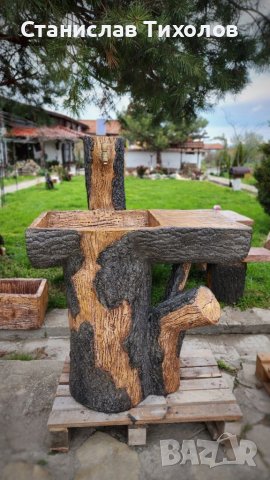 Градински чешми от щампован бетон