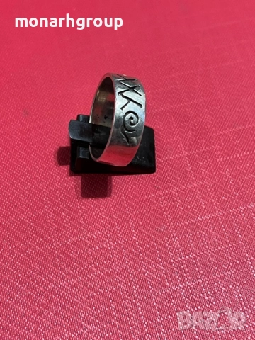 Сребърен пръстен, снимка 2 - Пръстени - 52161733