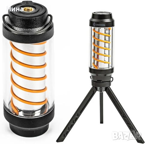 Многофункционална лампа с мини статив, зареждаема с USB, снимка 11 - Настолни лампи - 53487186