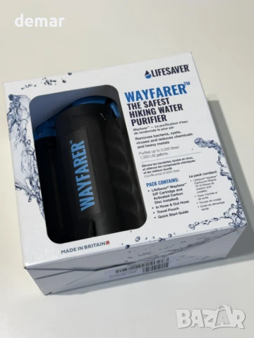 Преносим пречиствател за вода LifeSaver Wayfarer - лек, компактен, ръчен - пречиства 5000 литра, снимка 9 - Къмпинг мебели - 50446540