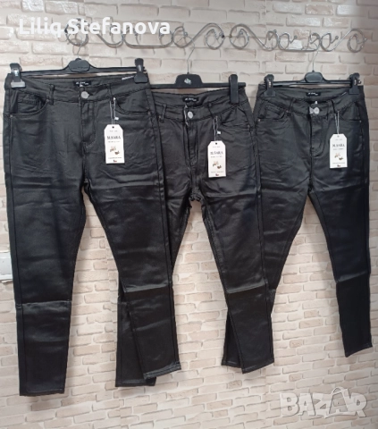 Кожен ватиран панталон 