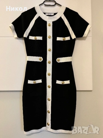 Дамска плетена рокля (S/M р-р)