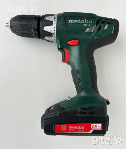 Metabo BS 18 Li - Акумулаторен винтоверт комплект!, снимка 4 - Винтоверти - 48506035