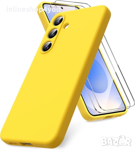 Матов Силиконов Кейс за Samsung Galaxy S24 / S24+ /S24FE / S25, снимка 5 - Калъфи, кейсове - 52647564