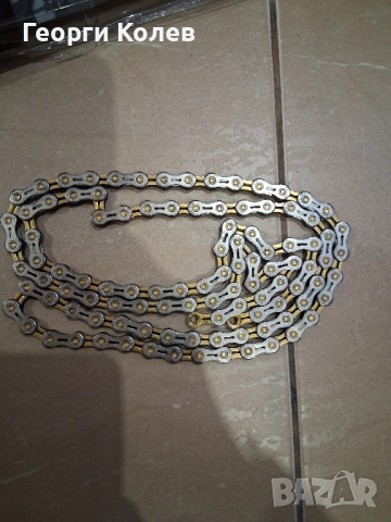 продавам титаниева златна верига за 10speed, снимка 3 - Части за велосипеди - 52348153