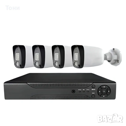 Професионален комплект за сигурност с 4 камери IP67 YL-806B, снимка 8 - Комплекти за видеонаблюдение - 53422196