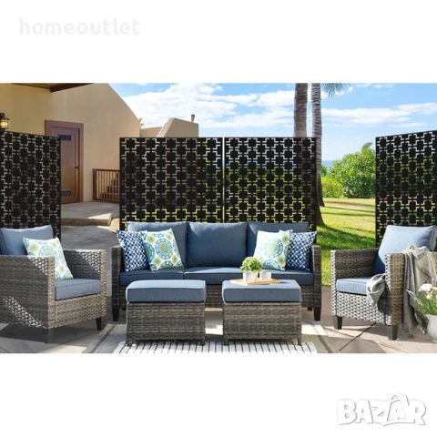 ПРОМОЦИЯ Елегантен параван от поцинкована стомана FENCY SUUS-DXB-S180120-B-S073, снимка 2 - Паравани - 51039812